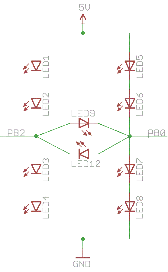 Charlieplex Plus Circuit Example