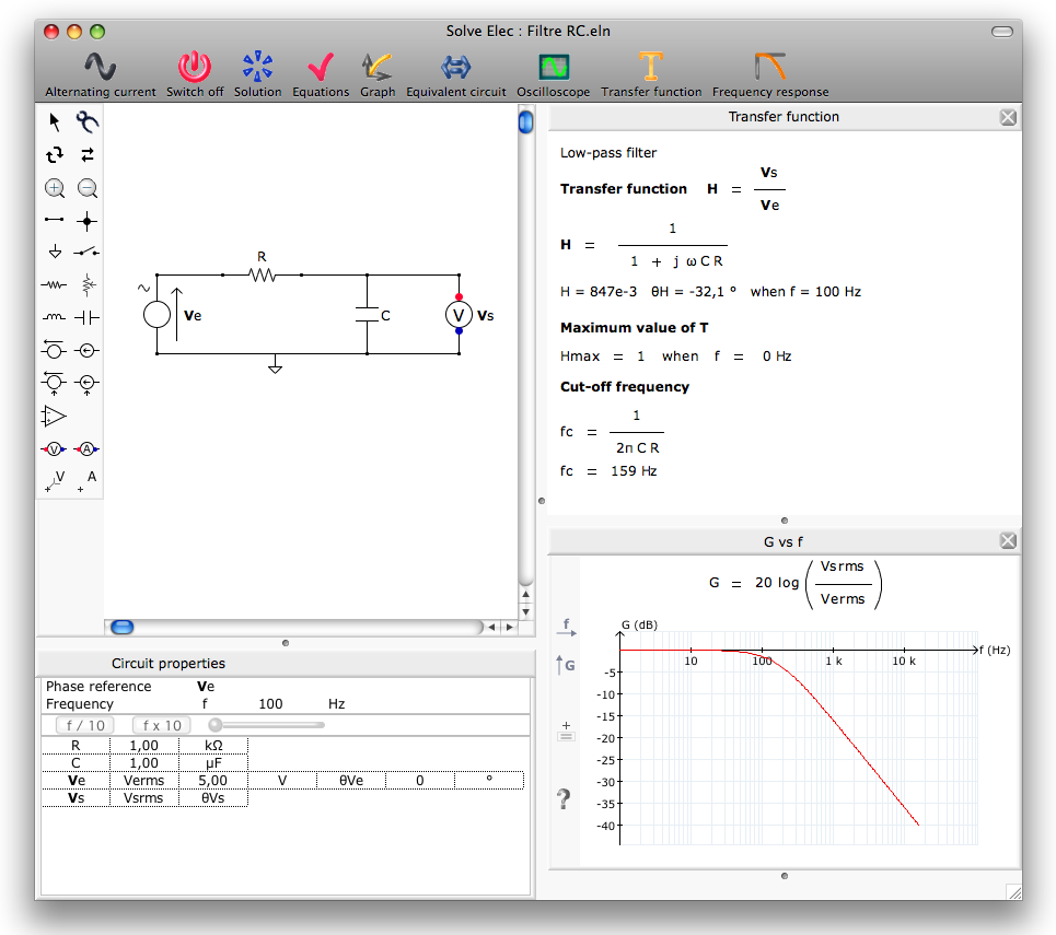 Electronic Circuit Design / Simulation Software Circuit Diagram