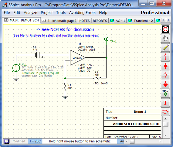 Electronic Circuit Design / Simulation Software ...