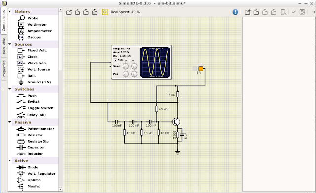 Electronic Circuit Design / Simulation Software Circuit Diagram