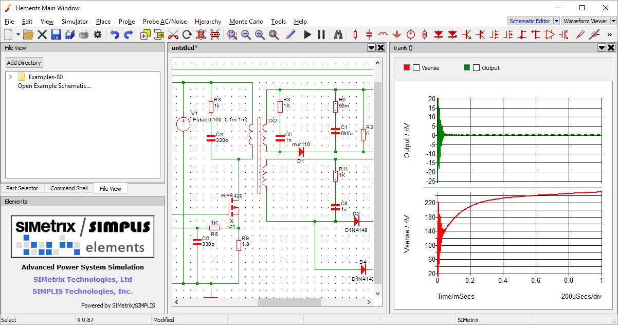 Electronic Circuit Design / Simulation Software Electronics Lab