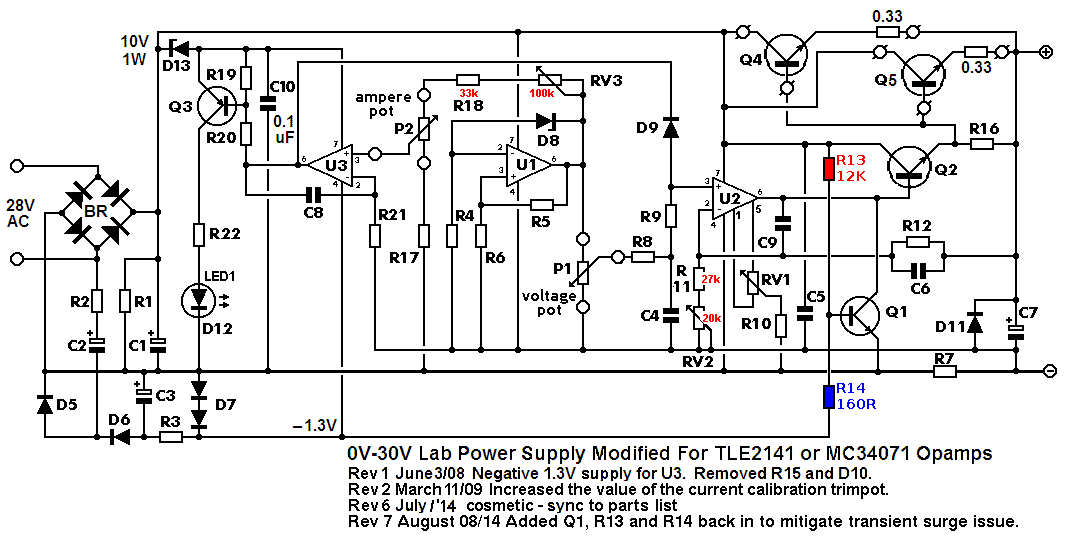 0 30 Vdc Stabilized Power Supply Page 76 Projects Q A Electronics Lab Com Community