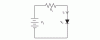 diode driven through series resistor.gif