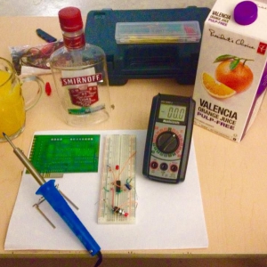 First Soldering Circuit Board Attempt