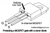 TO-220 MOSFET with zener diode for gate protection.png