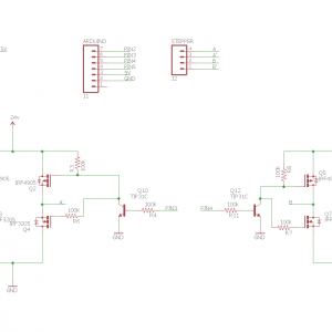 24v stepper controlled by aruduino
