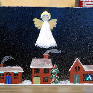 LED Christmas cards