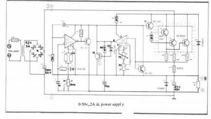 0-50V 2A Bench power supply
