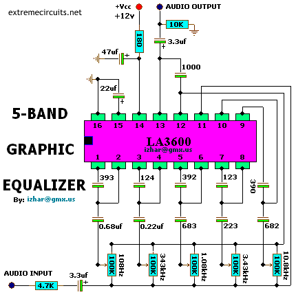 Graphic Equalizer Circuit Diagrams 874x681 Graphic Equalizer Circuit Diagrams 874x681
