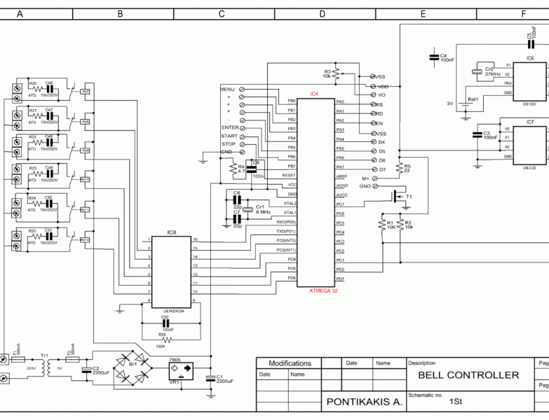 Bell_controller_sch - Electronics-Lab.com