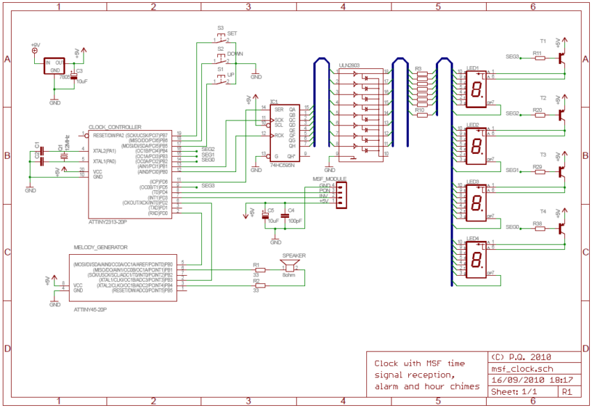 MSF Radio Time Clock - Electronics-Lab