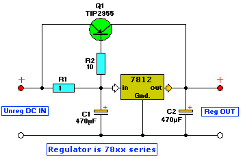 Simple 78xx Current Booster - Electronics-Lab