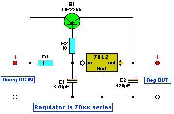 Increasing Voltage Regulator Current - Electrical Engineering Stack Exchange