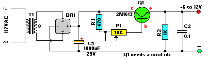 Mini variable power supply