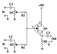 FET Audio Mixer