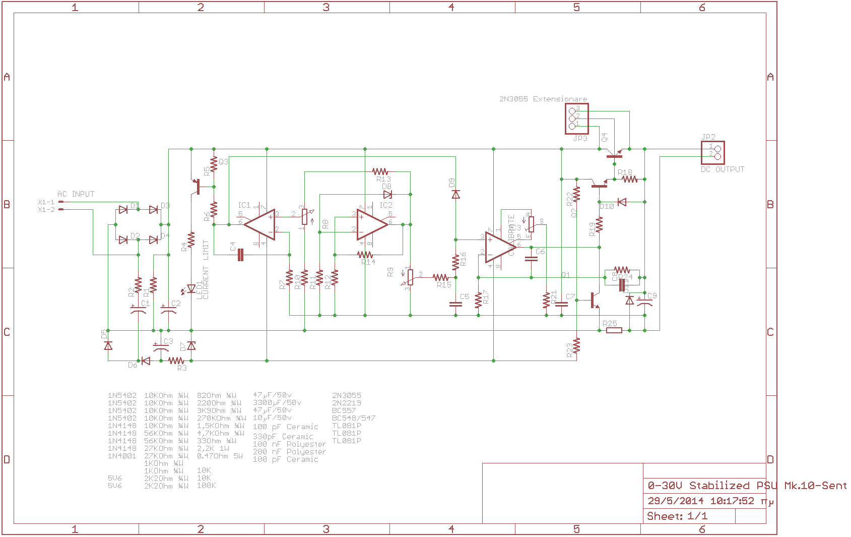 0 30v Laboratory Power Supply Electronics Lab Com