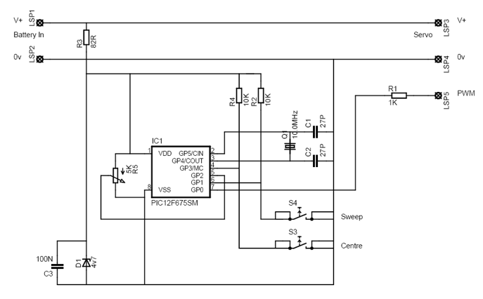 Simple Servo Tester 