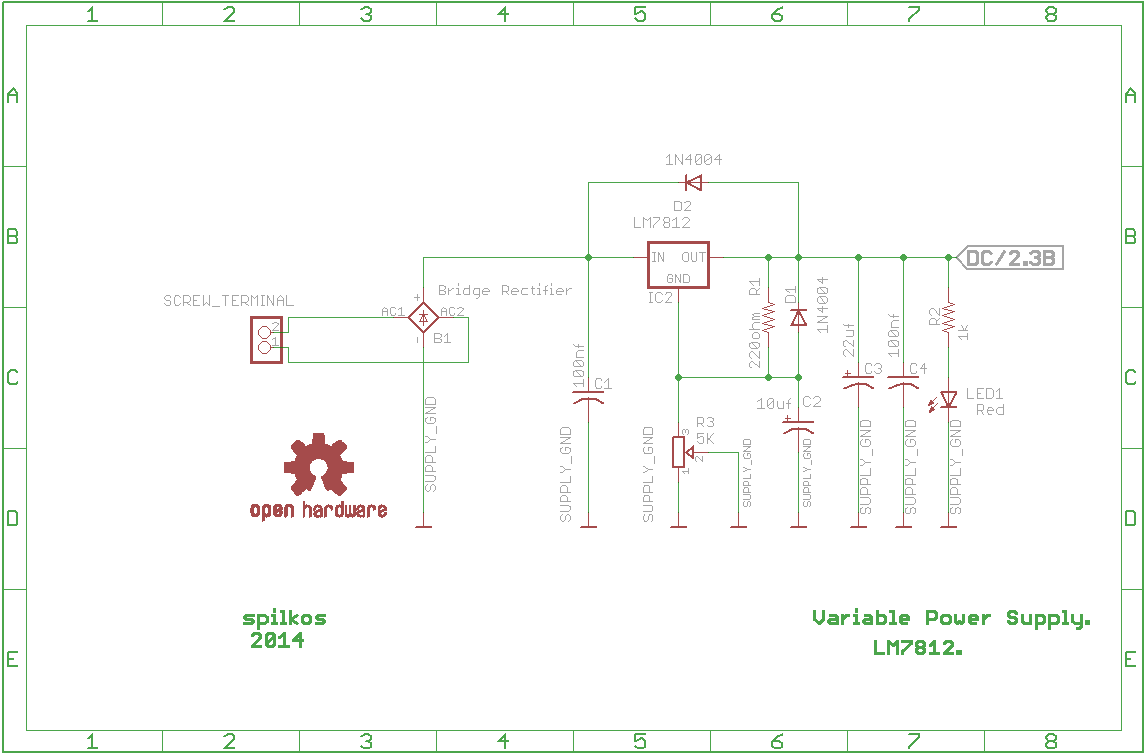 Régulateur de tension LM 7812