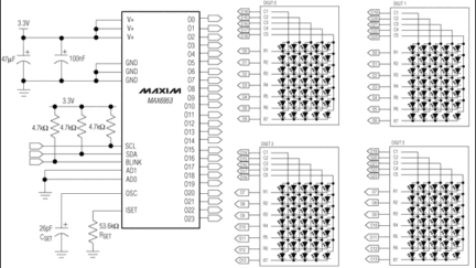 MAX6953 Development board
