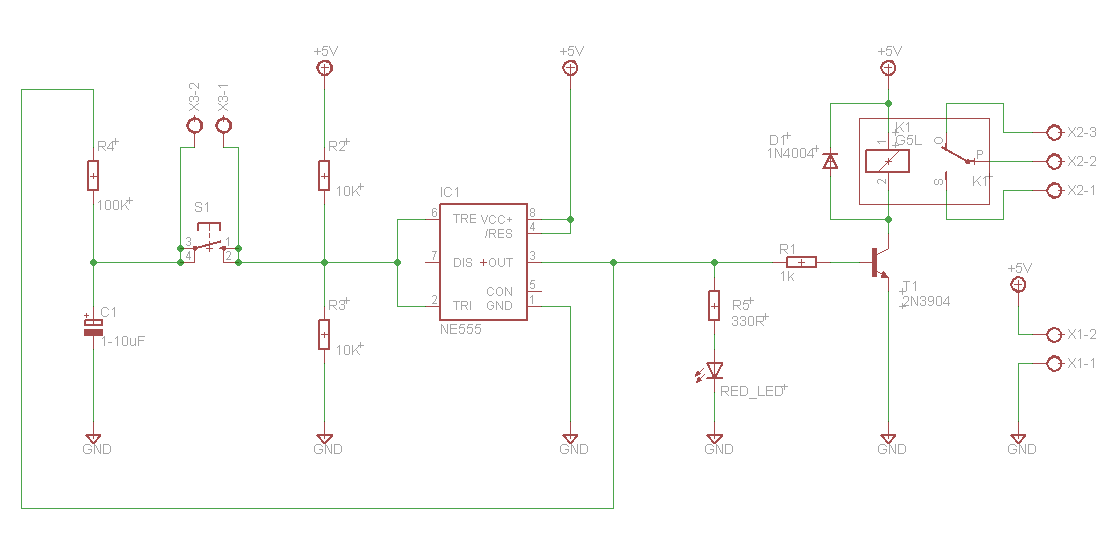 Toggle On Off Switch With A Single Push Button Electronics Lab Com