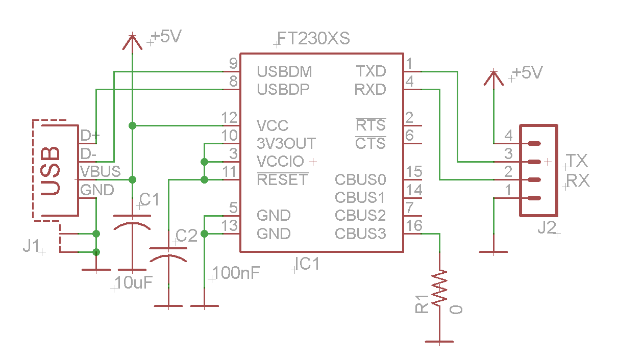 Ftdi Usb To Serial Schematic