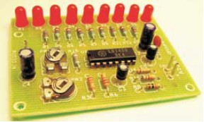 Audio VU meter 9 leds