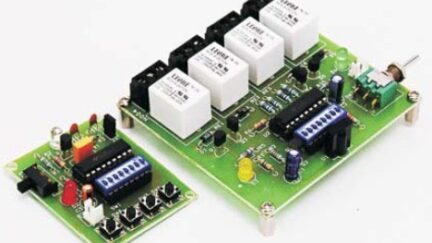 4 channel infrared remote relays