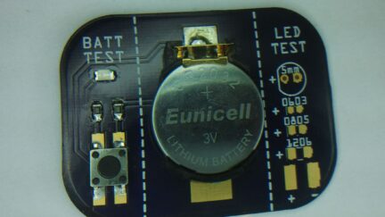 Simple SMD LED tester