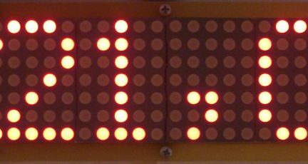 Dot matrix LED running display v2.0