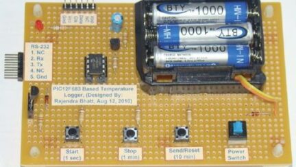 Single Chip Temperature Data Logger
