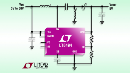 2A, 70V SEPIC/Boost DC/DC converter with 7µA Iq
