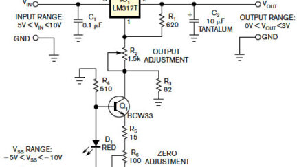 Circuit adds foldback-current protection