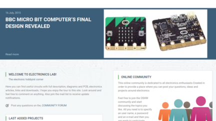 Electronics-Lab.com New Design is Launched