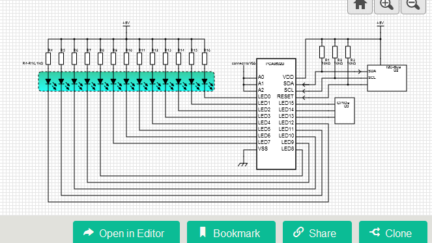 16-Bit I2C-Bus LED Dimmer