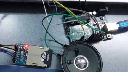 Arduino playing the melody with the Sd card