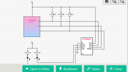 PCA9550 LED Driver With Programmable Blink Rates