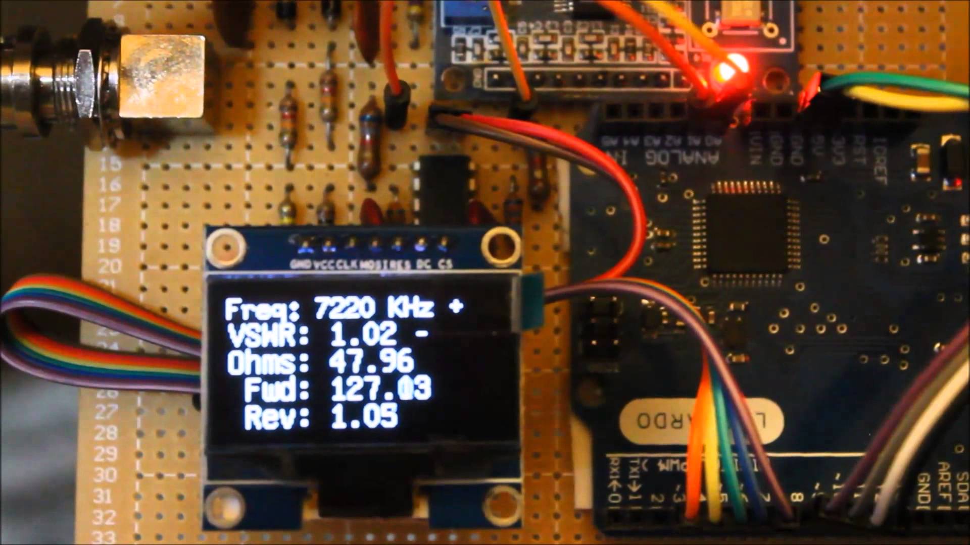 Arduino DDS AD9850 Antenna Analyzer