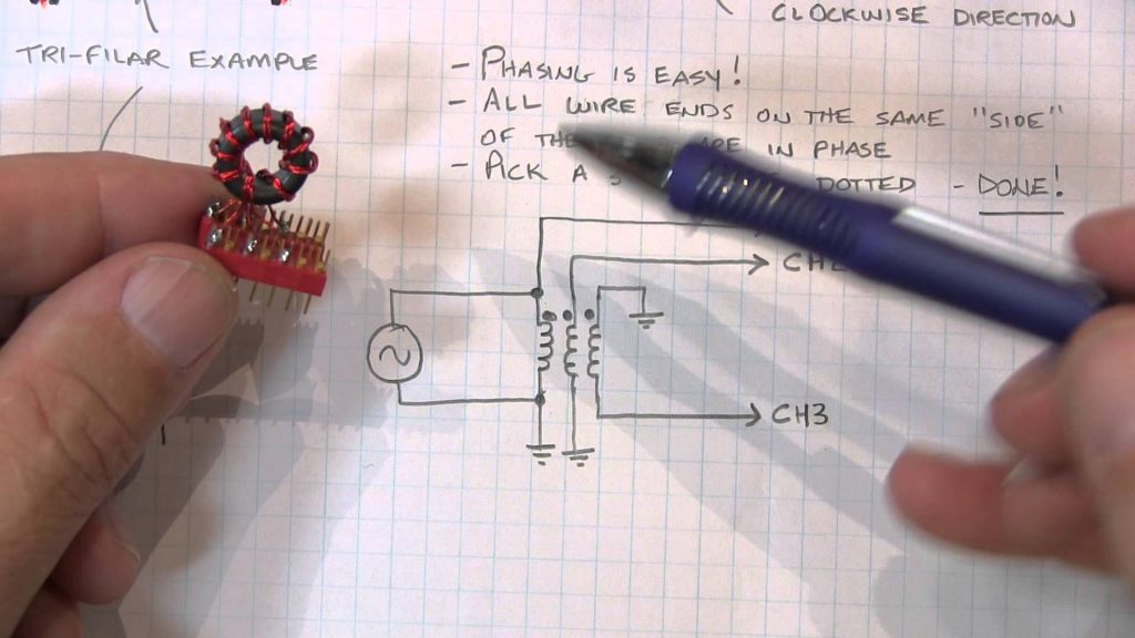Basics of Phase Dots on Transformer Windings Basics of Phase Dots on Transformer Windings