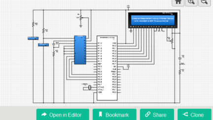 Distance Measurement using Infrared Sensor with ADC0804 & 8051 Microcontroller