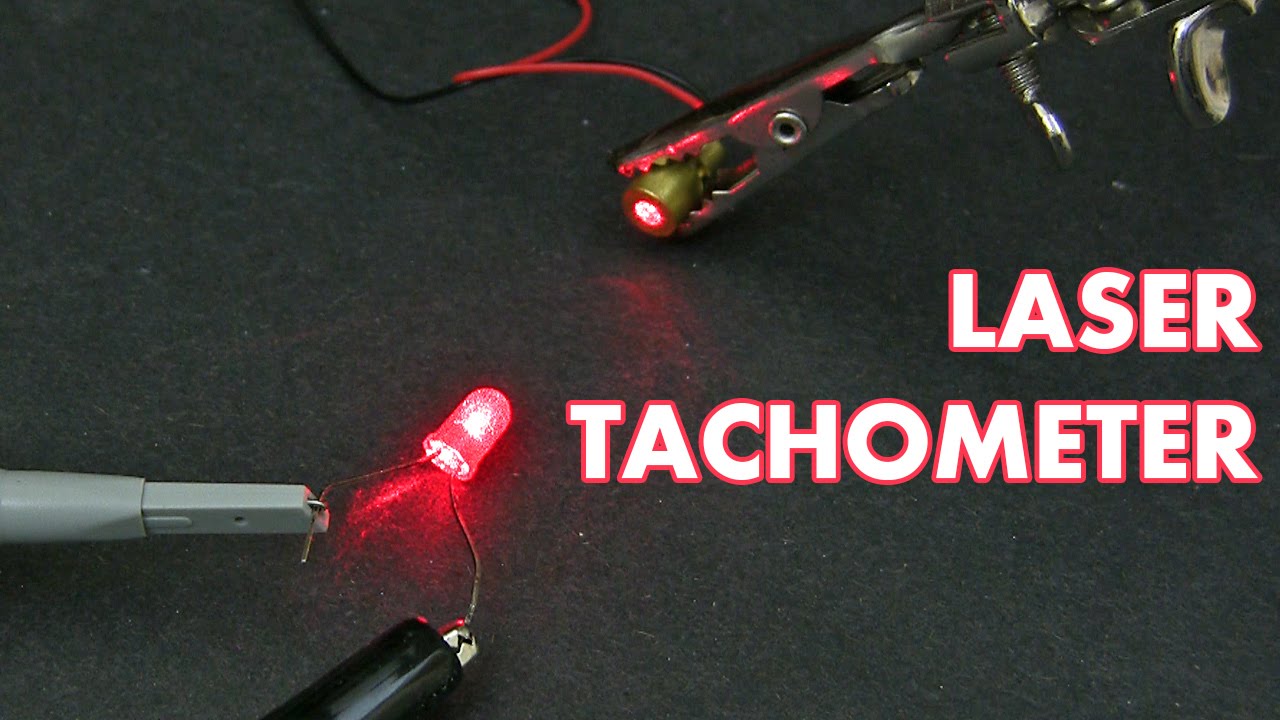 How to build a simple laser tachometer