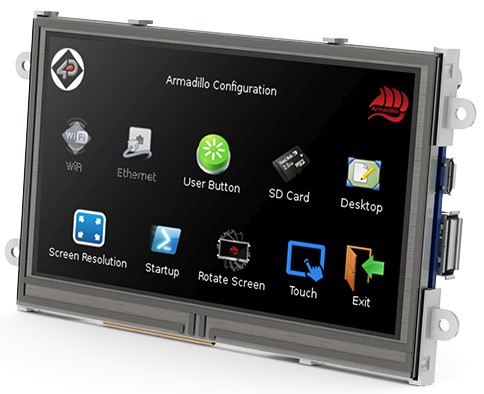 Do you need a “Raspberry Pi” with a display? Try Armadillo 43T