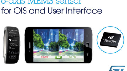 LSM6DS3H – New 6-axis motion sensor from STMicroelectronics