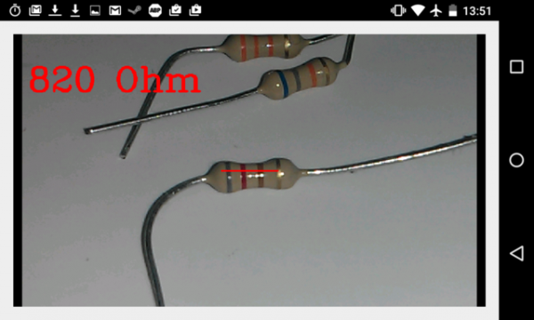 Resistor Scanner Android App