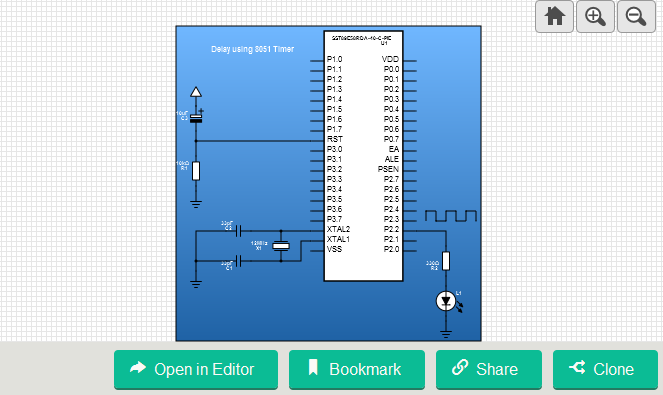 Delay using 8051 Timer