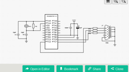 HCS08 VGA Output