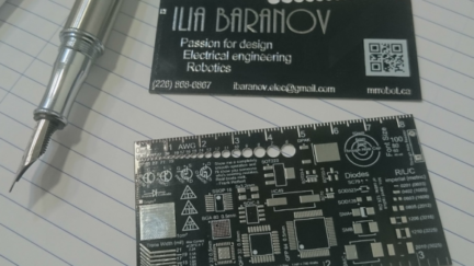 Making a PCB business card