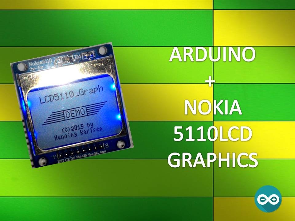 Graphics on Nokia 5110 Lcd using Arduino