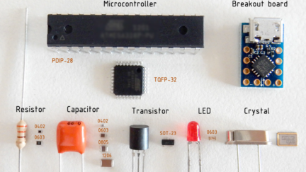 Surface-mount device prototyping in education