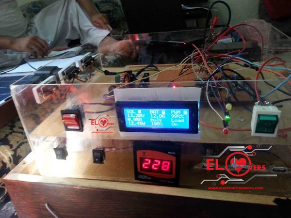 Arduino based MPPT solar charge controller