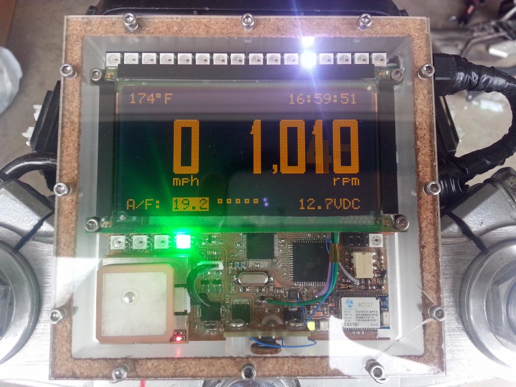 Motorcycle custom instrument panel